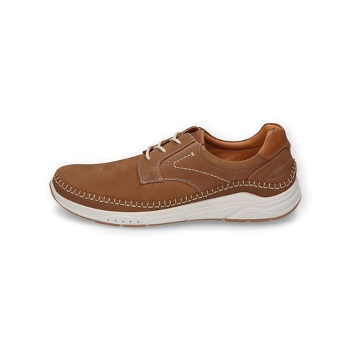 Camel Active Skórzane sneakersy &quot;Fog&quot; w kolorze jasnobrązowym ze sklepu Limango Polska w kategorii Półbuty męskie - zdjęcie 179666650