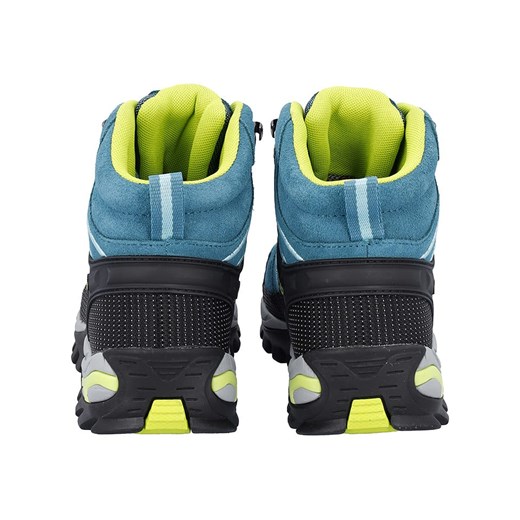 CMP Skórzane botki trekkingowe &quot;Rigel Mid&quot; w kolorze niebiesko-żółtym 41 wyprzedaż Limango Polska