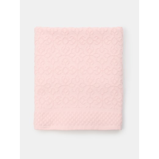 Sinsay - Ręcznik z żakardowym wzorem - różowy Sinsay One Size Sinsay