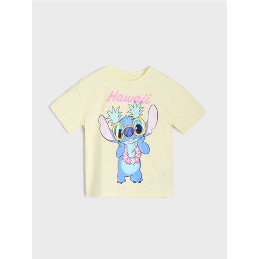 Sinsay - Koszulka Stitch - żółty ze sklepu Sinsay w kategorii T-shirty chłopięce - zdjęcie 179668852