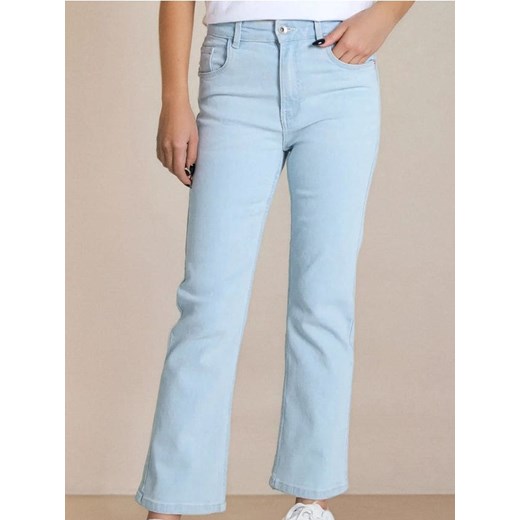 Sinsay - Jeansy flare high waist - niebieski ze sklepu Sinsay w kategorii Jeansy damskie - zdjęcie 179668881