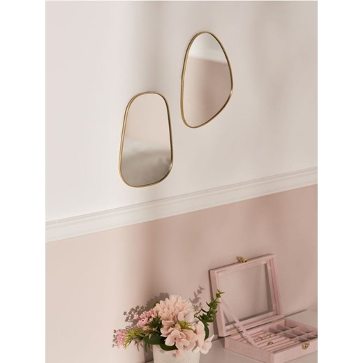 Sinsay - Lustro wiszące 2 pack - złoty Sinsay One Size Sinsay