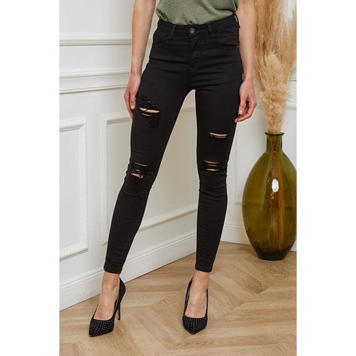 Joséfine Dżinsy &quot;Livnat&quot; - Skinny fit - w kolorze czarnym ze sklepu Limango Polska w kategorii Jeansy damskie - zdjęcie 179669250