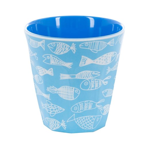 Overbeck and Friends Kubek &quot;Crazy Fish&quot; w kolorze błękitnym - 250 ml ze sklepu Limango Polska w kategorii Kubki - zdjęcie 179669304