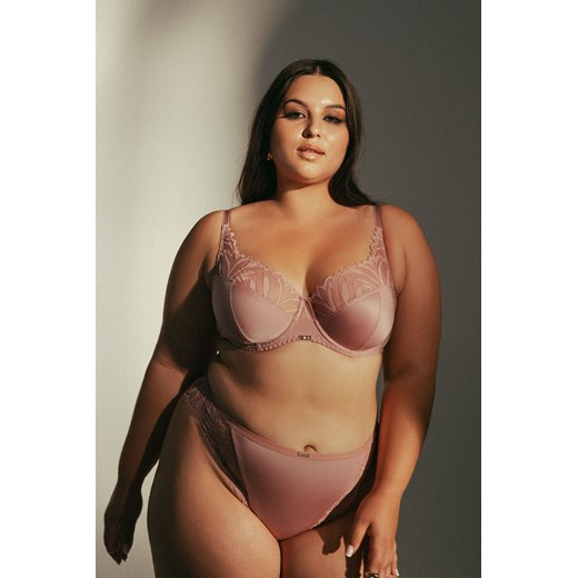 Biustonosz półusztywniany Ava 2105 Yasemin Maxi pink peony 100F kontri.pl