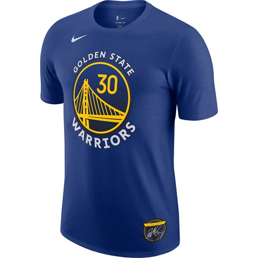 T-shirt męski Nike NBA Stephen Curry Golden State Warriors - Niebieski ze sklepu Nike poland w kategorii T-shirty męskie - zdjęcie 179670794
