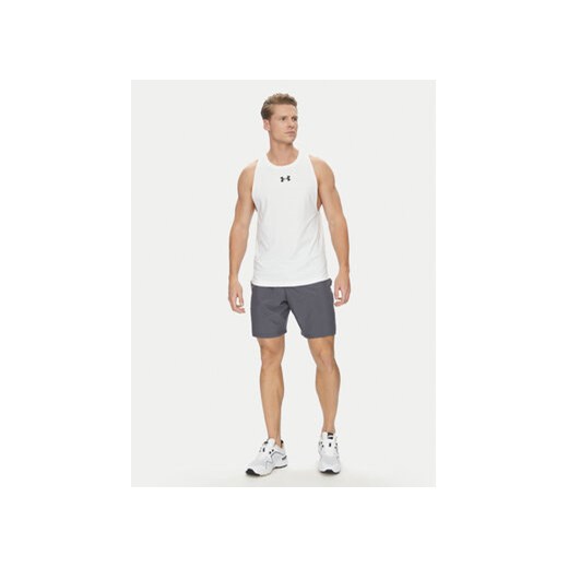 Under Armour Tank top Zone 1361901 Biały Loose Fit Under Armour M MODIVO