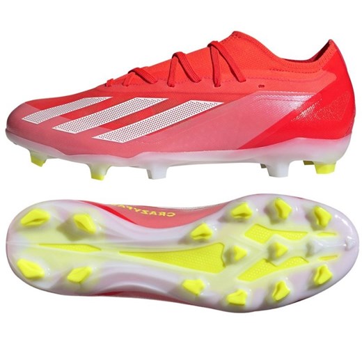 Buty piłkarskie adidas X Crazyfast Pro Fg M IG0600 czerwone ze sklepu ButyModne.pl w kategorii Buty sportowe męskie - zdjęcie 179672080