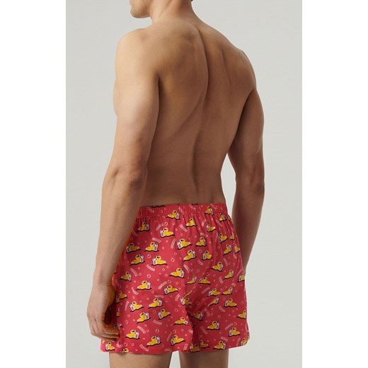 Atlantic 2-pack bokserki męskie luźne 2MBH-007 GRA/ROZ, Kolor granatowo-różowy, 2XL Primodo