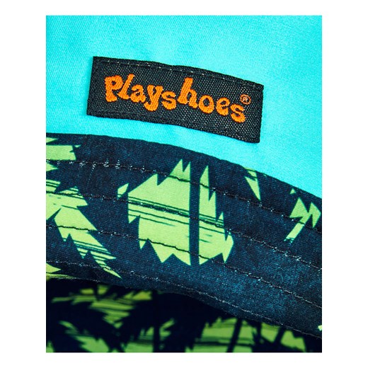 Playshoes Dwustronny kapelusz przeciwsłoneczny w kolorze turkusowo-niebieskim Playshoes 51 cm promocyjna cena Limango Polska