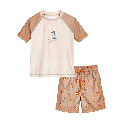Playshoes 2-częściowy zestaw kąpielowy w kolorze jasnobrązowo-beżowym Playshoes 98/104 okazja Limango Polska
