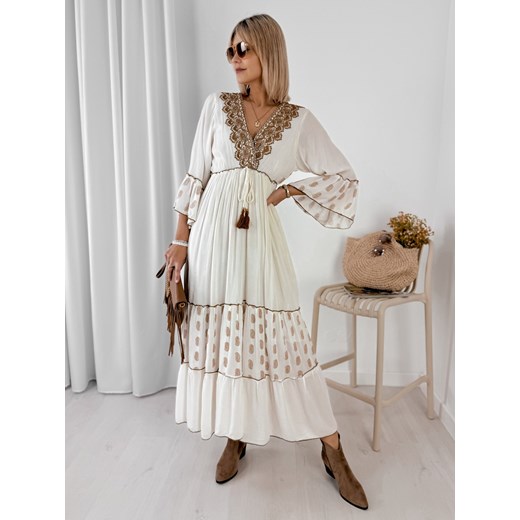 sukienka nathalie ecru one size ONE SIZE UBRA