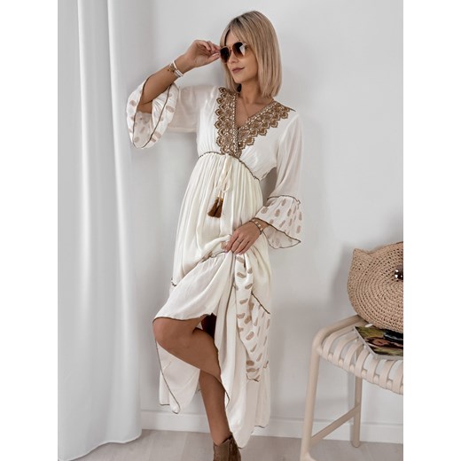 sukienka nathalie ecru one size ONE SIZE UBRA