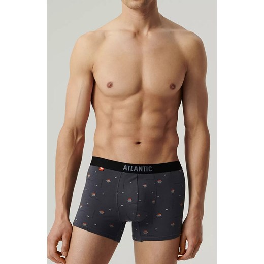 Atlantic 3-pack bokserki męskie 3MH-211-CZA/ZIEJ/GRF, Kolor multicolour, Rozmiar S, ATLANTIC ze sklepu Intymna w kategorii Majtki męskie - zdjęcie 179673113