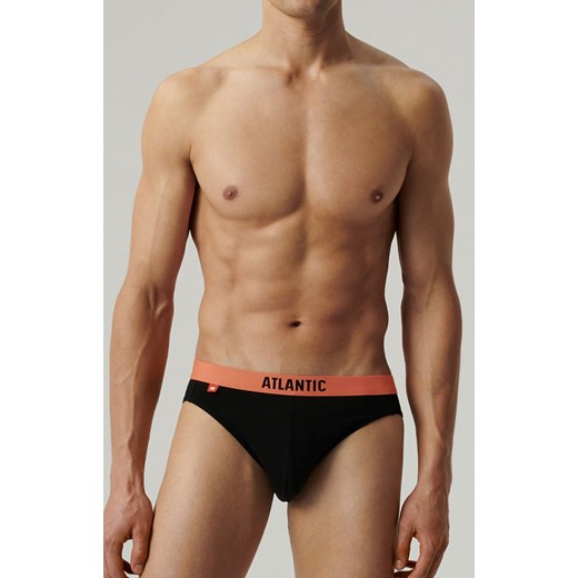 Atlantic 5-pack slipy męskie sport 5SMP-004-CZARNY, Kolor czarny, Rozmiar S, ATLANTIC ze sklepu Intymna w kategorii Majtki męskie - zdjęcie 179673123