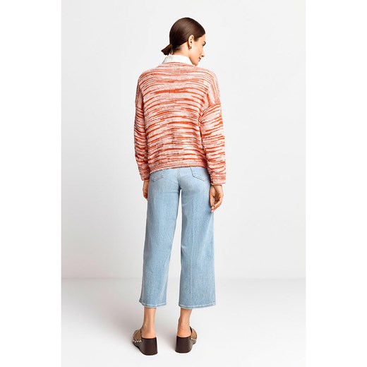 Rich &amp; Royal Sweter w kolorze czerwono-jasnoróżowym Rich & Royal XL okazyjna cena Limango Polska