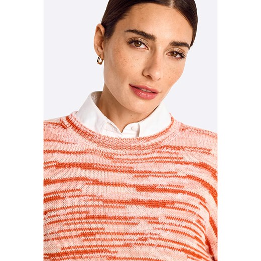 Rich &amp; Royal Sweter w kolorze czerwono-jasnoróżowym Rich & Royal XL wyprzedaż Limango Polska