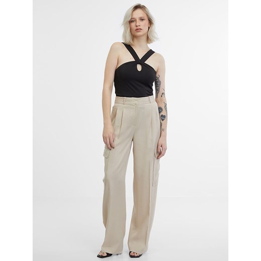 orsay Bojówki w kolorze kremowym 40 okazyjna cena Limango Polska