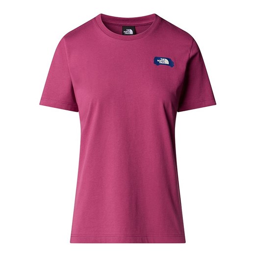 Koszulka damska The North Face Outdoor Graphic 0A8C226EO1 - różowa ze sklepu streetstyle24.pl w kategorii Bluzki damskie - zdjęcie 179673612