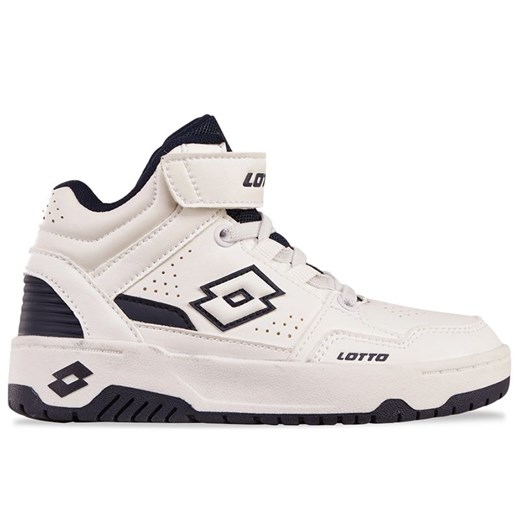 Buty dziecięce Lotto Pivoot Mid 2600210K-1011 - biało-czarne ze sklepu streetstyle24.pl w kategorii Buty sportowe dziecięce - zdjęcie 179673621