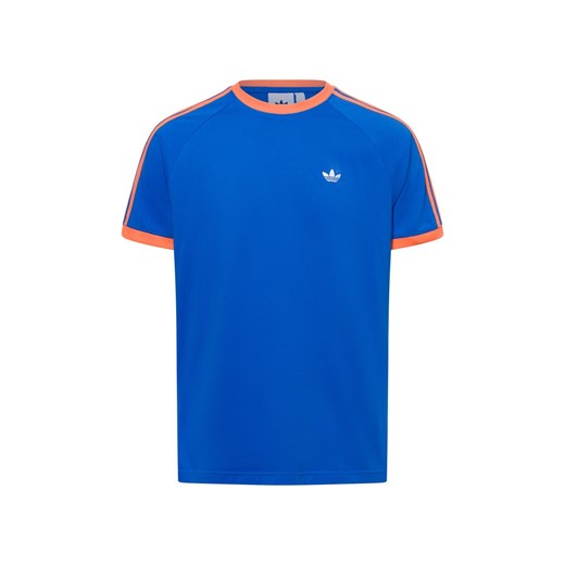 adidas Originals Koszulka męska - Q2 Monogram Cal Mężczyźni Bawełna niebieski jednolity ze sklepu vangraaf w kategorii T-shirty męskie - zdjęcie 179674861