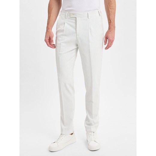 Finshley & Harding London Męskie spodnie garniturowe - Hudson Mężczyźni Comfort Finshley & Harding London 44 vangraaf