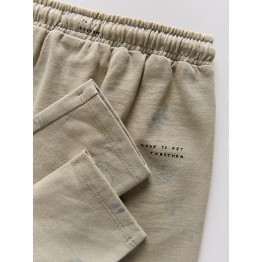 Reserved - Spodnie typu alladynki - jasnozielony Reserved 5-2 lata) Reserved