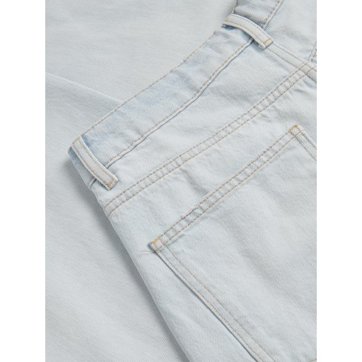Reserved - Jeansy straight z aplikacjami - niebieski Reserved 38 Reserved