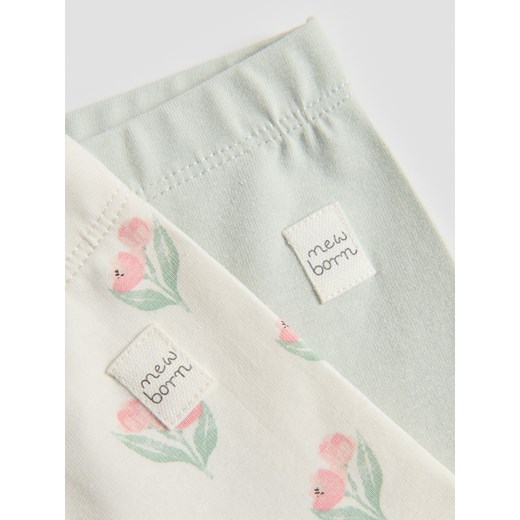 Reserved - Legginsy 2 pack - złamana biel Reserved 68 (3-6 m.) Reserved