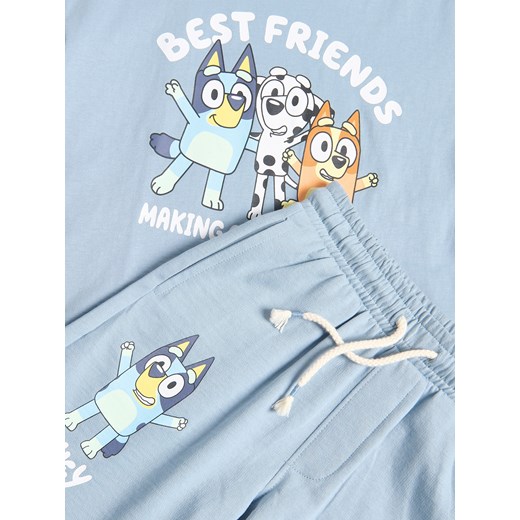 Reserved - Bawełniany komplet Bluey - jasnoniebieski Reserved 5-2 lata) Reserved