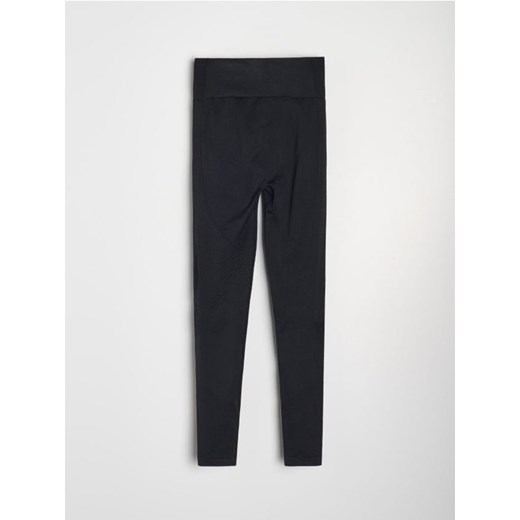 Sinsay - Legginsy sportowe z ozdobnymi przeszyciami - czarny Sinsay M/L Sinsay