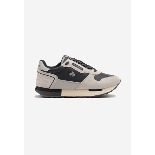 Granatowe Buty Sportowe Sneakersy z Ozdobnymi Wstawkami Vevilira ze sklepu born2be.pl w kategorii Buty sportowe męskie - zdjęcie 179680283