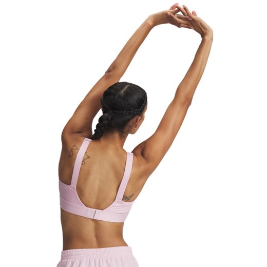 Biustonosz treningowy Under Armour UA Infinity High 2.0 Bra - różowy ze sklepu Sportstylestory.com w kategorii Biustonosze - zdjęcie 179680860