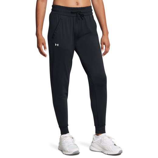 Damskie spodnie treningowe Under Armour Tech Pant - czarne ze sklepu Sportstylestory.com w kategorii Spodnie damskie - zdjęcie 179680880