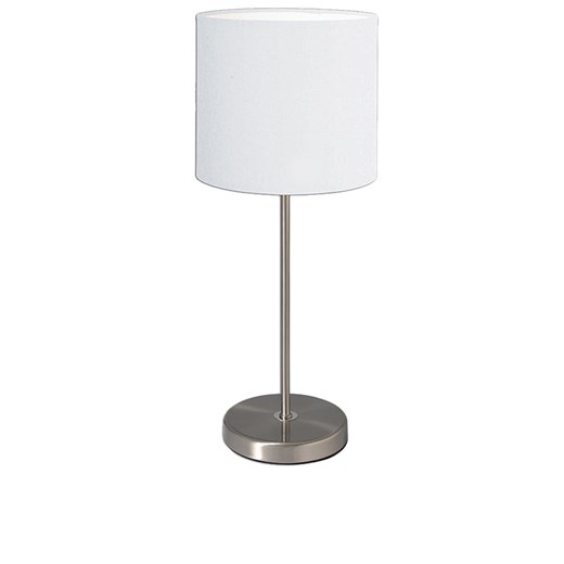 näve Lampa stołowa &quot;New York&quot; w kolorze biało-srebrnym - A++ - wys. 38,5 cm ze sklepu Limango Polska w kategorii Lampy stołowe - zdjęcie 179682720