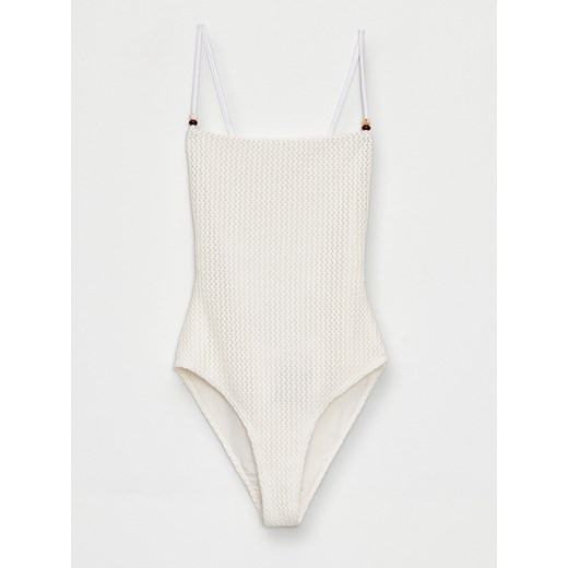 Mohito - Jednoczęściowy strój kąpielowy - biały Mohito 38 Mohito