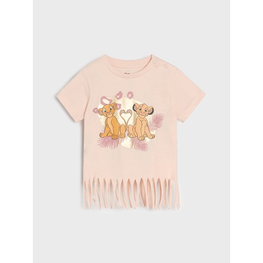 Sinsay - Komplet dzianinowy The Lion King - różowy Sinsay 104 Sinsay