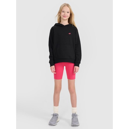 Dziewczęce kolarki treningowe 4F 4FFJWSS25TSTIF014 - różowe ze sklepu Sportstylestory.com w kategorii Spodenki dziewczęce - zdjęcie 179684873