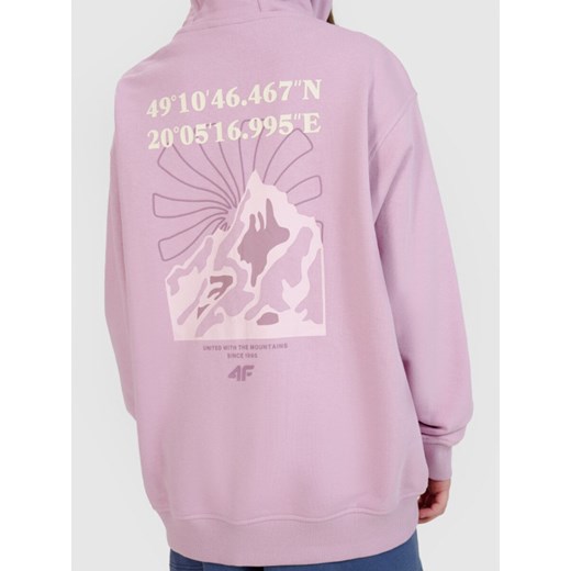 4f Junior bluza dziewczęca różowa 