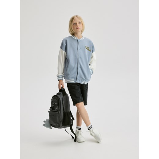 Reserved - Plecak z brelokiem - ciemnoszary Reserved ONE SIZE Reserved