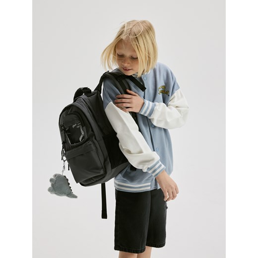 Reserved - Plecak z brelokiem - ciemnoszary Reserved ONE SIZE Reserved