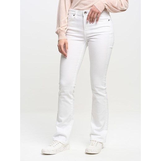 BIG STAR Dżinsy - Slim fit - w kolorze białym W28/L32 promocja Limango Polska