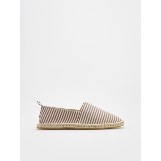Reserved - Bawełniane espadryle - brązowy ze sklepu Reserved w kategorii Espadryle męskie - zdjęcie 179689112