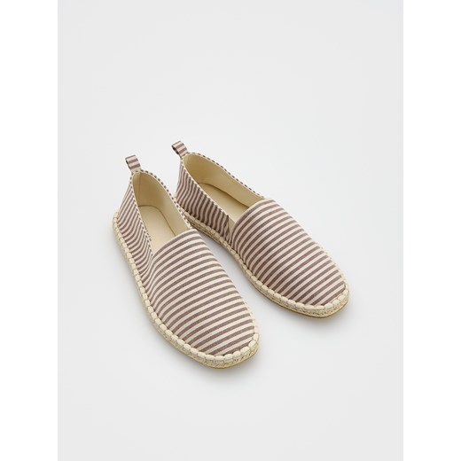 Reserved - Bawełniane espadryle - brązowy Reserved 43 Reserved