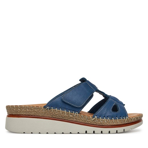 Klapki Manitu 900157 Niebieski Manitu 40 eobuwie.pl