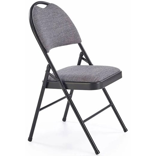Krzesło składane czarny + popiel Z5-P83 ze sklepu Edinos.pl w kategorii Krzesła - zdjęcie 179689733