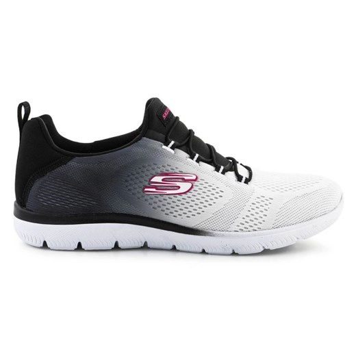 Buty Skechers SUMMITS-BRIGHT W 149536-BKW białe ze sklepu ButyModne.pl w kategorii Buty sportowe damskie - zdjęcie 179691474