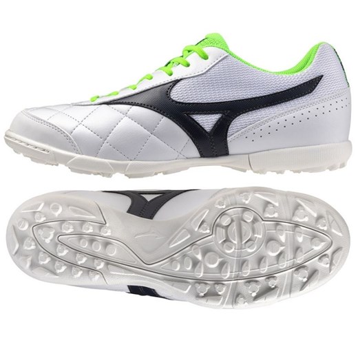 Buty piłkarskie Mizuno Morelia Sala Club Tf Q1GB251610 białe ze sklepu ButyModne.pl w kategorii Buty sportowe męskie - zdjęcie 179691550