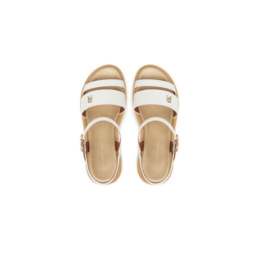 Espadryle damskie Tommy Hilfiger z klamrą casualowe z tkaniny