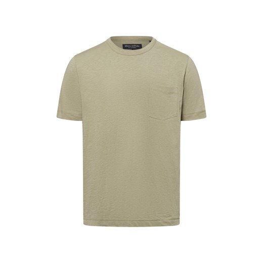 Marc O'Polo Koszulka męska Mężczyźni Bawełna oliwkowy jednolity ze sklepu vangraaf w kategorii T-shirty męskie - zdjęcie 179695410
